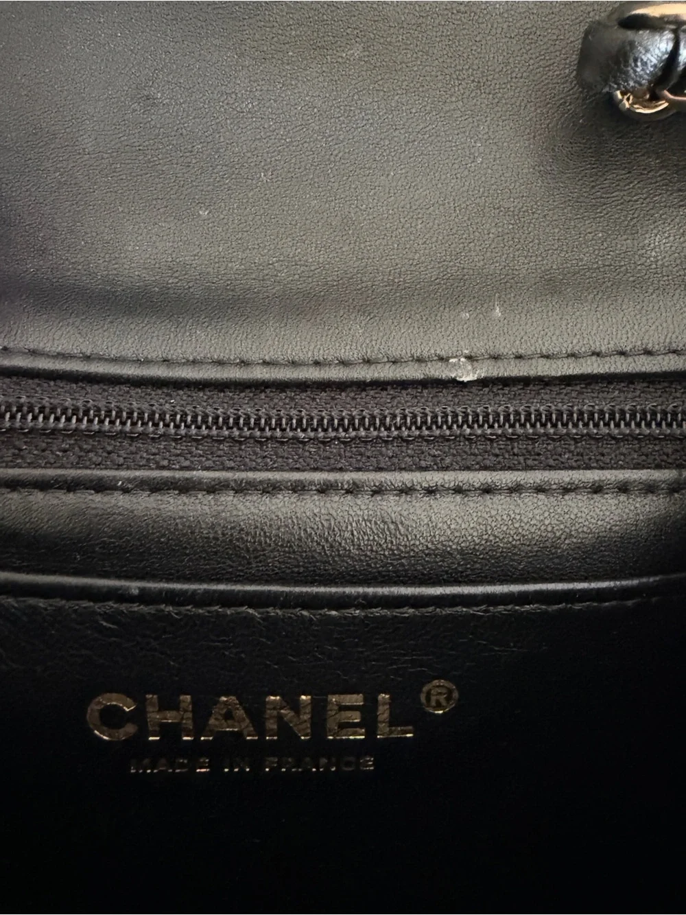 CHANEL Mini Square Classic Flap Bag Black